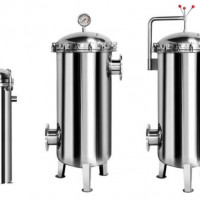 304 Stainless Steel Bag Filter Housing for Well Water Cooling Water and Chemical Wastewater Treatment