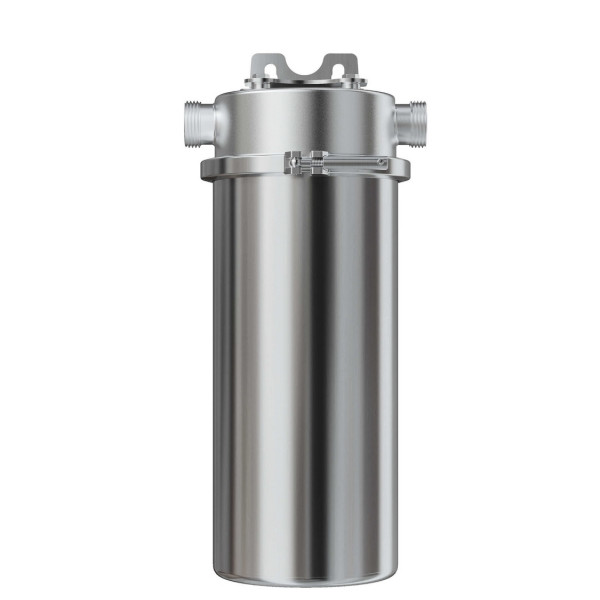 Grand filtre à eau en acier inoxydable de 10 pouces et 20 pouces à haut débit pour toute la maison